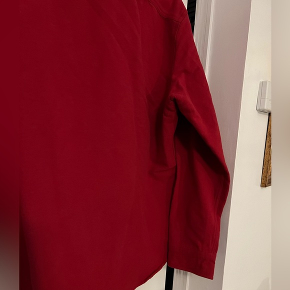 J.Crew NY Heavy Weight Cotton Flannel, Solid Red XL - Slim, men’s shirt. - Picture 7 of 16
